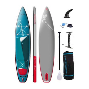 Надувна SUP дошка Starboard Inflatable 11'6″ x 29″ Touring Zen Roll SC with Paddle, blue/green, Турингові, Надувні, Київ, Харків, Одеса, Днiпро, Запоріжжя, Львів, Кривий Ріг, Вінниця, Полтава, Чернігів, Черкаси, Суми, Хмельницький, Чернівці, Рівне