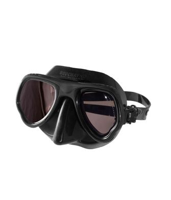 Маска Beuchat Micro Max Mirror, black, Для підводного полювання, Двоскляна, One size