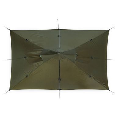 Палатка Liteway PYRAOMM DUO TARP 2P Olive, olive, Палатки, Для походов: пеших и горных, Ультралегкие, 485, Двухместные, С тамбуром, 2, 2000