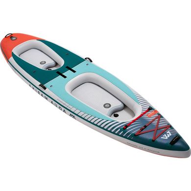 Надувний SUP-Kayak Aqua Marina Cascade Tandem 2-person 13′2′′ All-Around w/2-in-1 Paddle BT-24CATP, Teal/White, SUP, Універсальні, Київ, Харків, Одеса, Днiпро, Запоріжжя, Львів, Кривий Ріг, Вінниця, Полтава, Чернігів, Черкаси, Суми, Хмельницький, Чернівці, Рівне, Китай, Китай