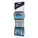 Оттяжка с карабинами Climbing Technology Lime B Set NY 12 cm Anthracite / Electric Blue 6 Pack, Anthracite/Electricblue