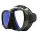 Маска Marlin Turbo Black w/Tempered Glass, black, Для підводного полювання; Для дайвінгу, Двухстекольная