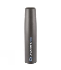 Термос Lifeventure Vacuum Flask 1.0 L, black, Термосы, Нержавеющая сталь