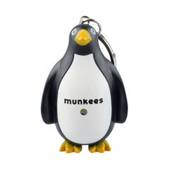 Брелок-фонарик Munkees Penguin LED, black/white, Германия, Германия, Фонарики