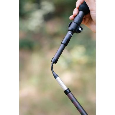 Треккинговые палки Tribe Z-Pole Carbon, black, Для взрослых, П'ятисекційні, Для трекинга
