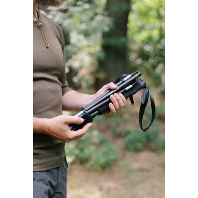 Треккинговые палки Tribe Z-Pole Carbon, black, Для взрослых, П'ятисекційні, Для трекинга