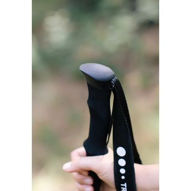 Треккинговые палки Tribe Z-Pole Carbon, black, Для взрослых, П'ятисекційні, Для трекинга