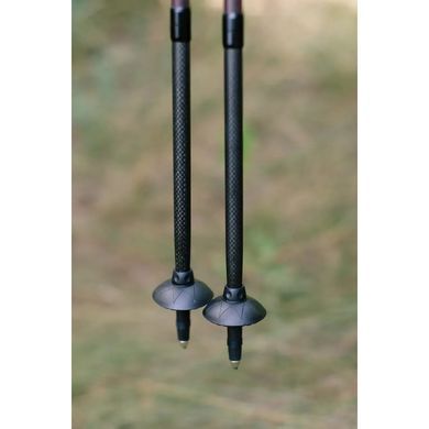 Треккинговые палки Tribe Z-Pole Carbon, black, Для взрослых, П'ятисекційні, Для трекинга