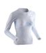 Термокофта X-Bionic Extra Warm Lady Shirt Long Sleeves Round Neck, white/blue, S/M, Для женщин, Кофты, Синтетическое, Для активного отдыха