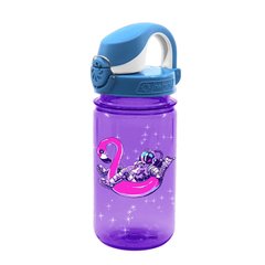 Бутылка для воды Nalgene Kids On-The-Fly Lock-Top Astronaut Bottle 0.35L, purple, Фляги, Пищевой пластик, США, США