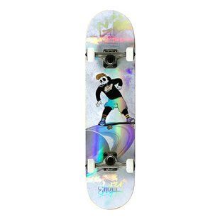 Скейтборд Enuff Skully Hologram Mini White, color print, Скейти