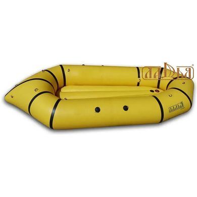 Пакрафт надувной Ладья LP-245-K Yellow, yellow-black