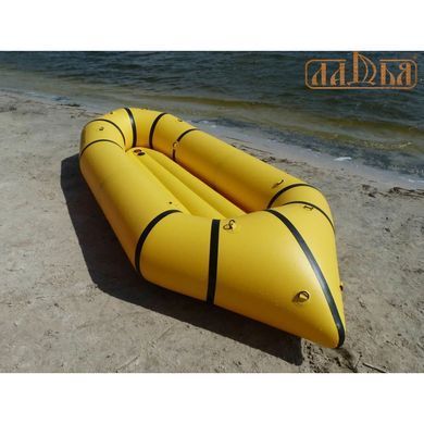 Пакрафт надувной Ладья LP-245-K Yellow, yellow-black