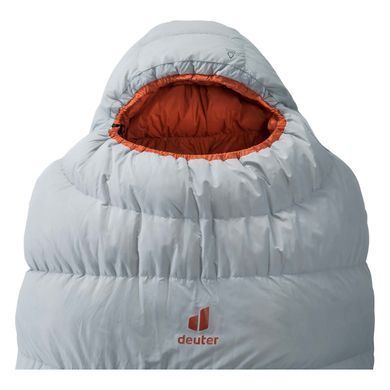 Спальний мішок Deuter Astro Pro 400 EL, tin-paprika, Extra long, Спальник, Кокон, Універсальний, Пуховий, Чотирисезонні, Left, 985, Київ, Харків, Одеса, Днiпро, Запоріжжя, Львів, Кривий Ріг, Вінниця, Полтава, Чернігів, Черкаси, Суми, Хмельницький, Чернівці, Рівне, В'єтнам, Німеччина