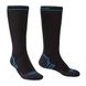 Мембранные носки Bridgedale Storm Sock MW Knee, black, L, Универсальные, Трекинговые, Высокие, С мембраной, Великобритания, Великобритания