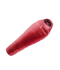Спальный мешок Deuter Orbit -5 SL, cranberry/aubergine, Short, Спальник, Кокон, Для женщин, Синтетический, Четырехсезонные, Left, 1500, Вьетнам, Германия