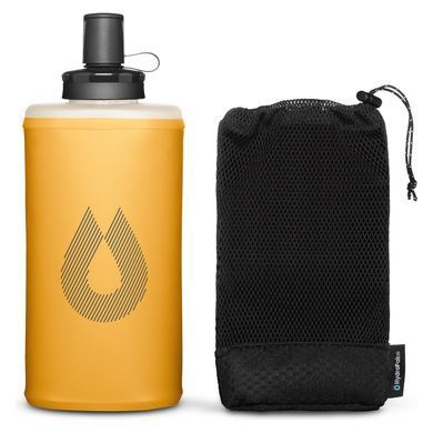 М'яка пляшка HydraPak PackFlask&nbsp;750ml Golden&nbsp;Yellow, Golden&nbsp;Yellow, М'які пляшки, Харчовий силікон, 0.75, США