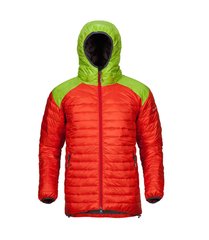 Куртка пуховая Milo Tuga, orange/green, Пуховые, Для мужчин, M, Без мембраны