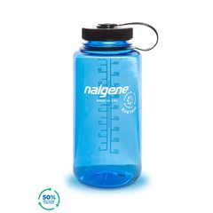 Бутылка для воды Nalgene Wide Mouth Sustain Water Bottle 0.95L, Slate blue, Фляги, Пищевой пластик, США, США