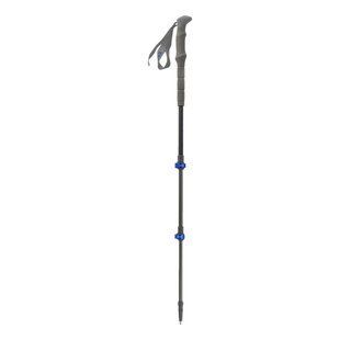 Треккинговые палки Pinguin Carbon FL Foam Blue, Carbon/Blue, Для взрослых, Трехсекционные, Комбинированные, Для трекинга