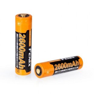 Акумулятор 18650 Fenix 2600 mAh ARB-L18-2600 (ARB-L18-2600), Черный, Акумулятори