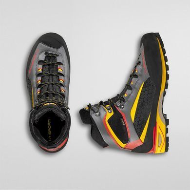 Черевики гірські La Sportiva Trango Tower GTX, black/yellow, Для чоловіків, З мембраною, Задні ранти, 39