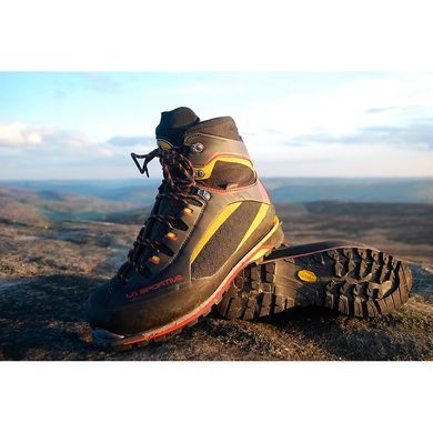 Черевики гірські La Sportiva Trango Tower GTX, black/yellow, Для чоловіків, З мембраною, Задні ранти, 39