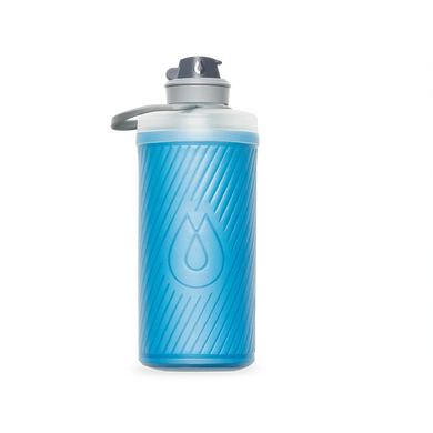 М'яка пляшка HydraPak Flux 1L, Malibu Blue, М'які пляшки, Харчовий силікон, 1.0, Китай, США