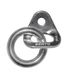 Шлямбурное ухо с кольцом Венто 10mm оцинковка, silver