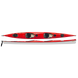 Каяк Zegul Torpedo A-Core, Red/Black/White, Каяки, Пластиковые, sit-in, Одноместные, Киев, Харьков, Одесса, Днепр, Запорожье, Львов, Кривой Рог, Винница, Полтава, Чернигов, Черкассы, Сумы, Хмельницкий, Черновцы, Ровно, Швеция, Швеция