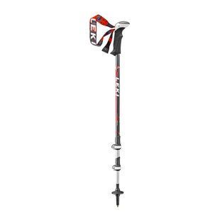 Трекінгові палиці Leki Albula Lite SpeedLock 100-135cm, black/silver/red, Для дорослих, Трисекційні, Алюмінієвий сплав, Для трекінгу