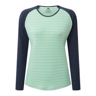 Футболка Mountain Equipment Redline LS Women's Tee Lichen Stripe/Cosmos, Lichen Stripe/Cosmos, Для женщин, 10, Футболки, Великобритания