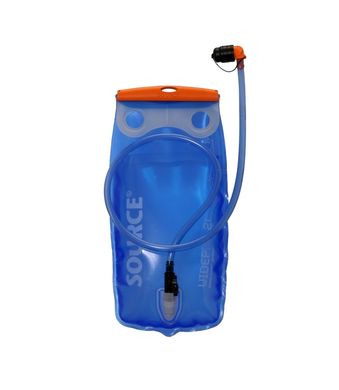 Питьевая система-стример Source Widepac Hydration System 2L, blue/orange, Питьевые системы, Двухлитровые