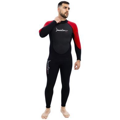 Гидрокостюм Marlin Bali Man 2mm Red/Black, red/black, 2, Для мужчин, Мокрый, Для дайвинга, Длинный, XXXL