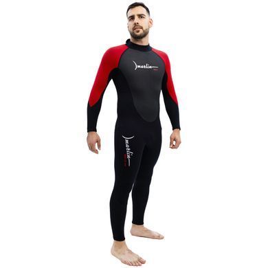 Гидрокостюм Marlin Bali Man 2mm Red/Black, red/black, 2, Для мужчин, Мокрый, Для дайвинга, Длинный, XXXL