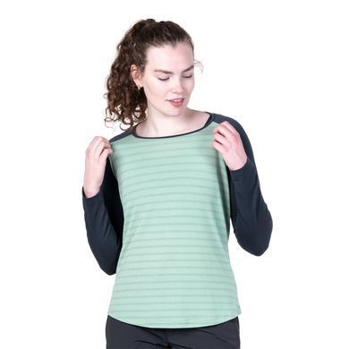Футболка Mountain Equipment Redline LS Women's Tee Lichen Stripe/Cosmos, Lichen Stripe/Cosmos, Для женщин, 10, Футболки, Великобритания