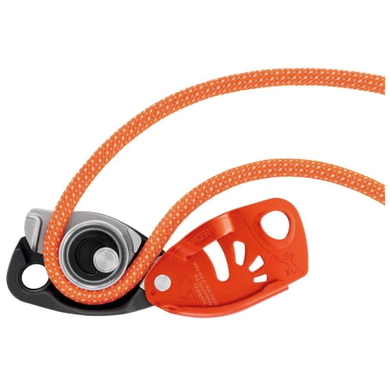 Спусковий страхувальний пристрій Petzl Neox, black