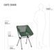 Стілець Helinox Caf&eacute; Chair, forest green, Стільці для пікніка, Нідерланди