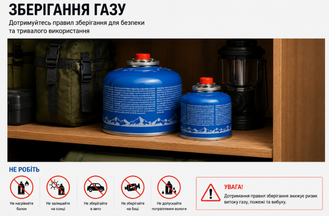газ для кемпинга