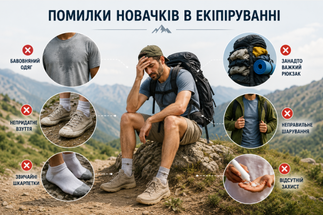 літній туристичний одяг