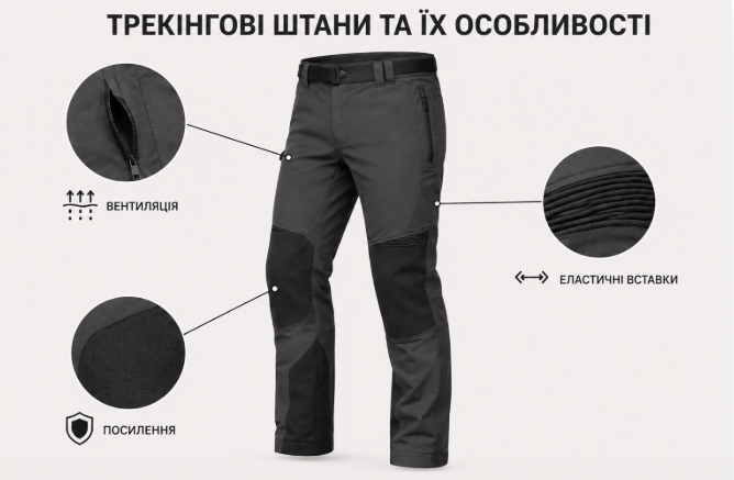 треккинговые штаны
