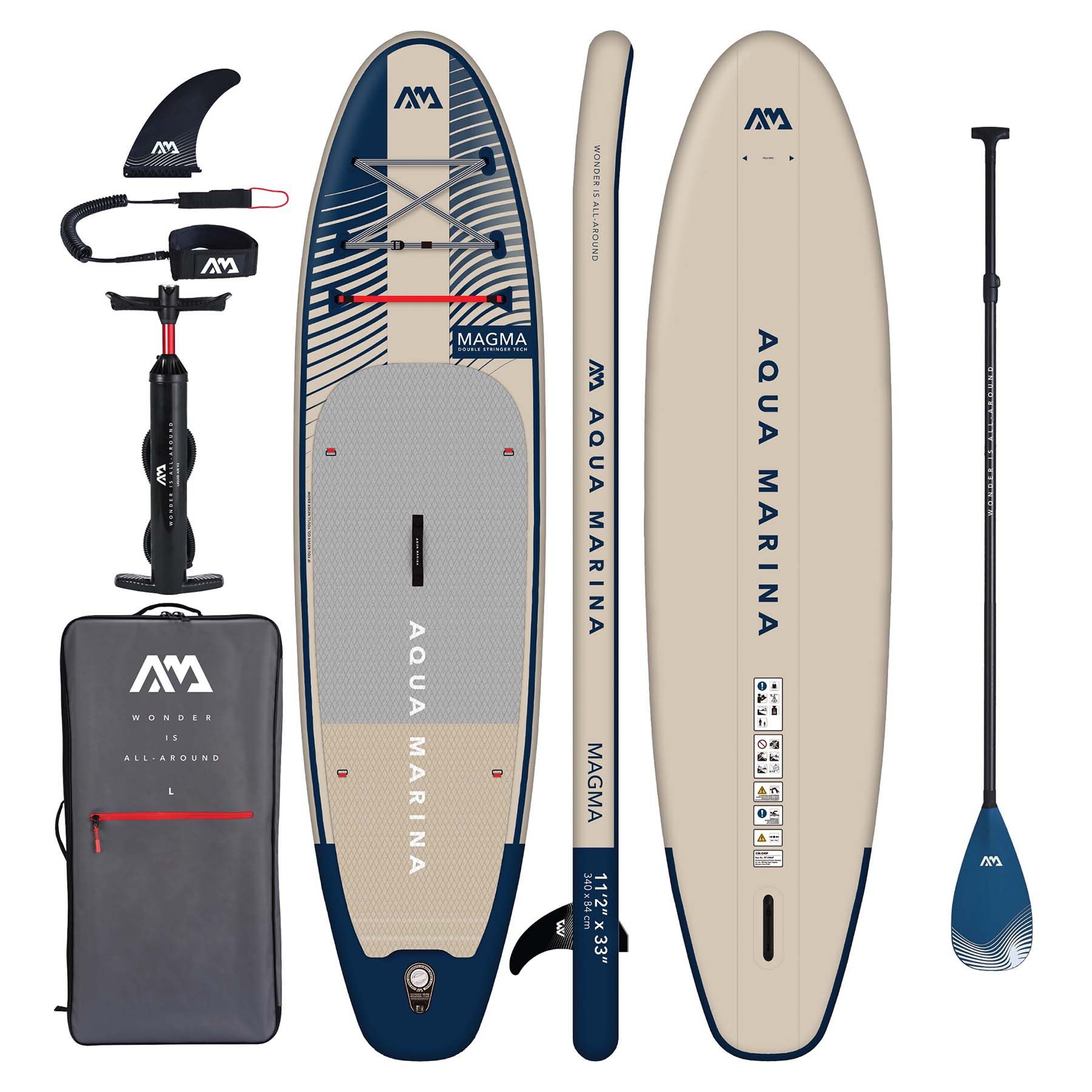  сапборд Aqua Marina Magma 11′2″ Advanced All-Around 