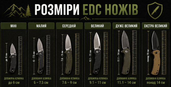  розмір ножів