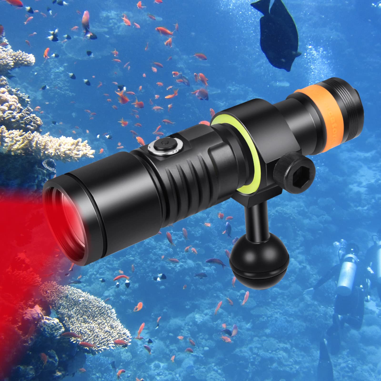 підводний ліхтар із червоним світлом