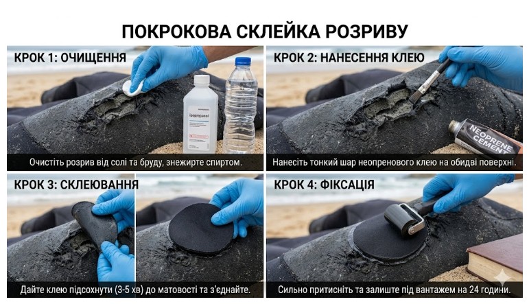 покрокова інструкція з нанесення клею