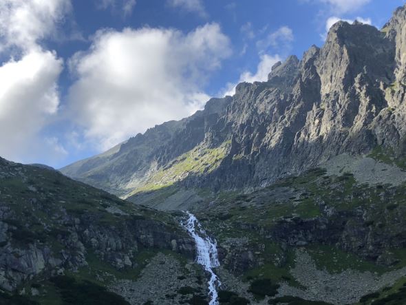 Велицкий водопад, Татры