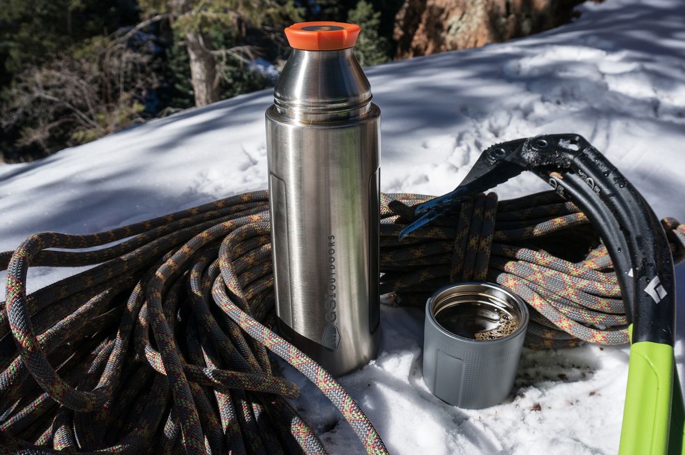 ТОП лучших термосов: GSI Outdoors Glacier Stainless Vacuum Bottle 1.0L