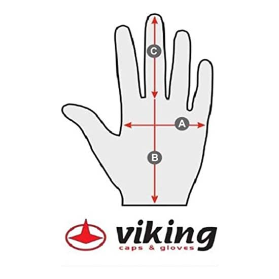 размерная сетка перчатки viking