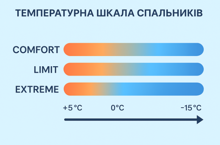 температурний режим спальних мішків